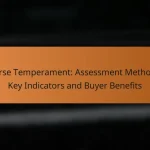 Horse Temperament: Assessment Methods, Key Indicators and Buyer Benefits